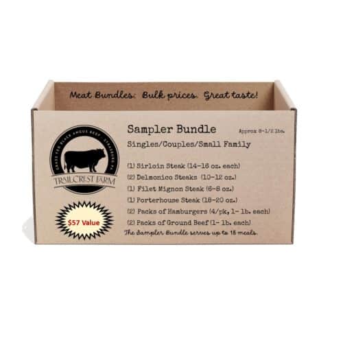 Singles/Couples/Small Family-ANGUS Sampler Bundle at Bulk Prices - $57 OFF!  Serves 18