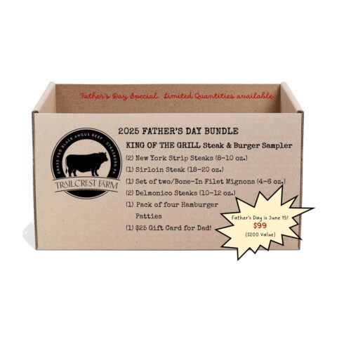 Father's Day KING OF THE GRILL Steak & Burger Sampler! $99  (Reg price: $200!)