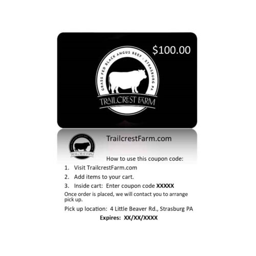 Physical Gift Card - $100