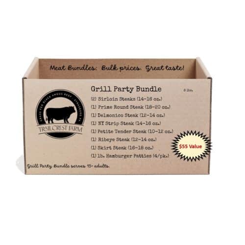 ANGUS Grill Party Bundle - Bulk Beef Priced Right - $55 OFF! Serves 15 adults