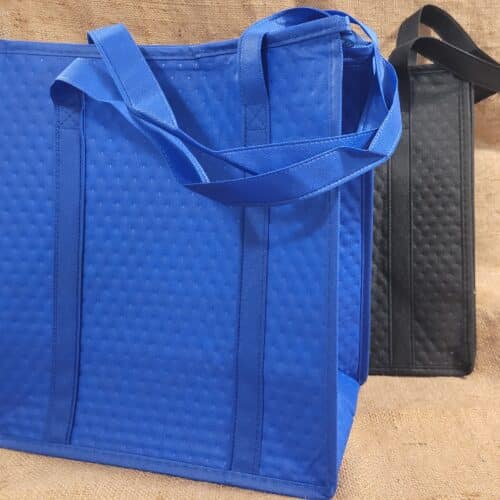 Reuseable Insulated Bags:  13x12x7" - beef & groceries stay cold